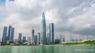 深圳城市风景地标建筑延时摄影
